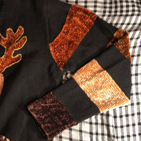 Vintage Jack B. Quick Petites Reindeer Sweater - Picture 7 of 7